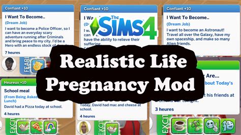 realistic life and pregnancy mod|realistic life mod by persea.